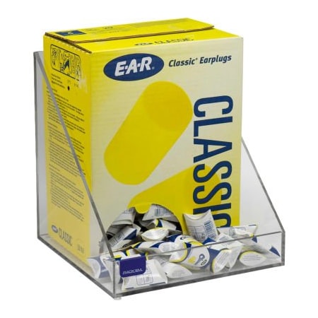 Horizon Mfg Horizon Mfg. 200 Pair Foam Ear Plug Tray, Clear Plastic, 5130, 10-1/2"L 5130